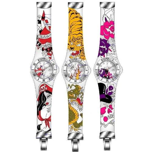 Toywatch Toy Watch Jelly Tattoo Themed Collectors Watch