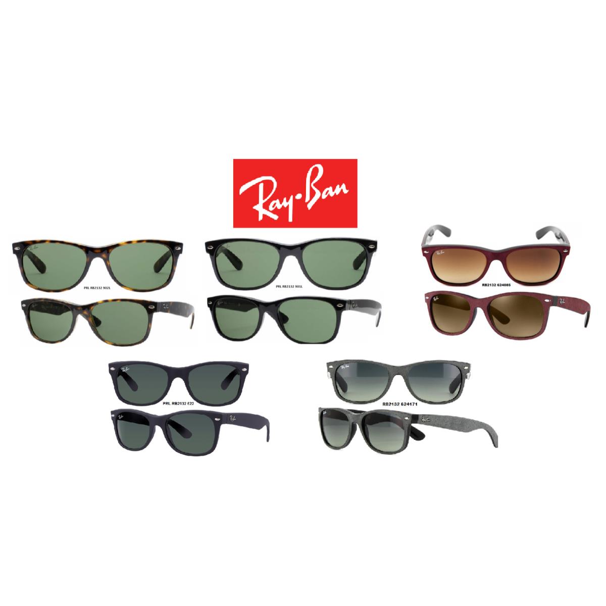 Ray-ban Sunglasses RB2132 Wayfarer Multiple Colors Available