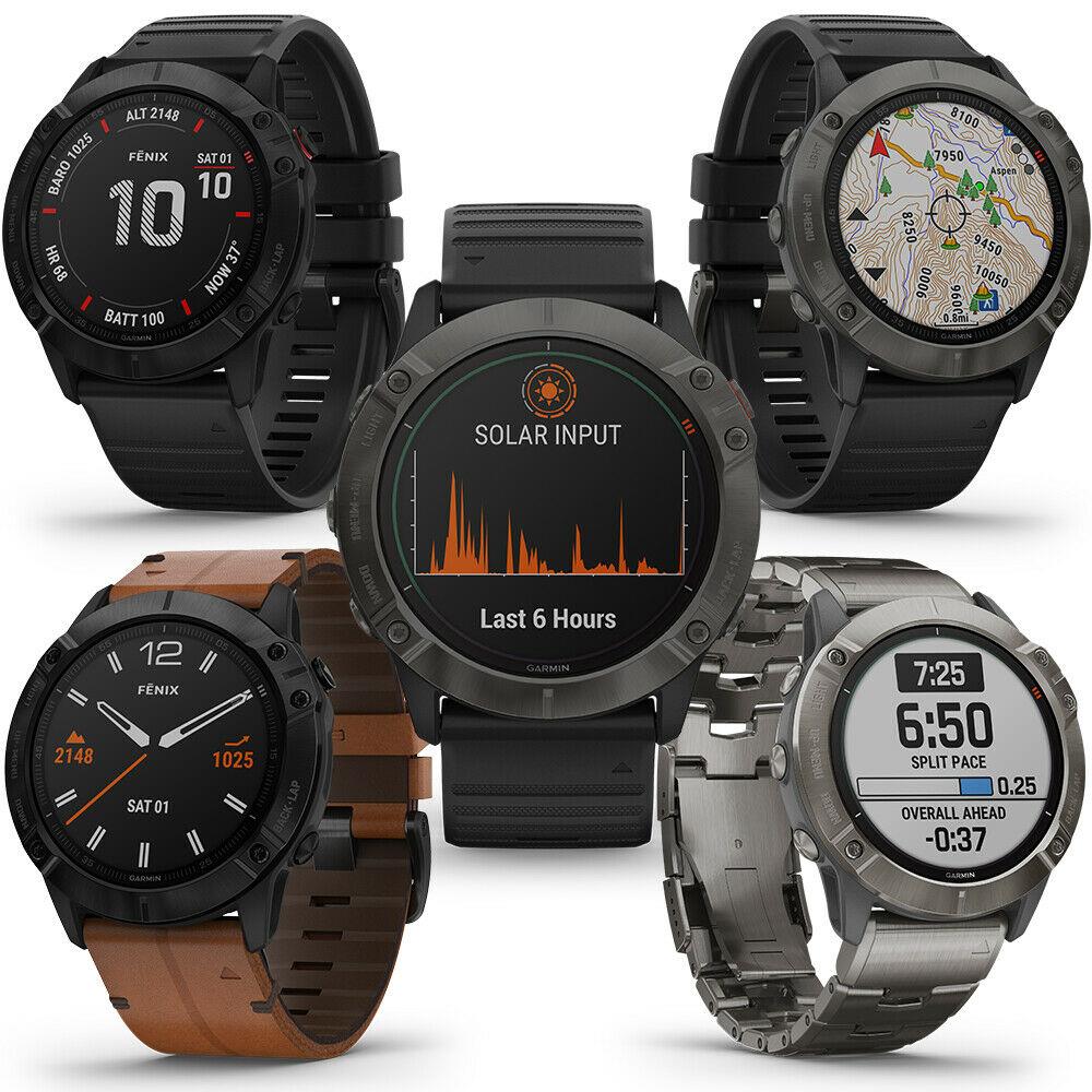 Garmin Fenix 6X Multisport Gps Watch Wifi Maps Pulse Ox 055073671473
