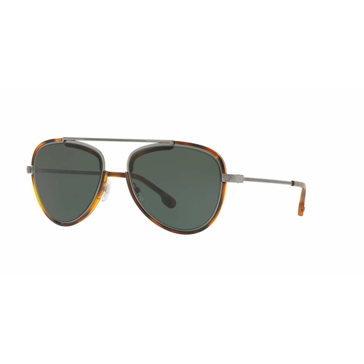 Versace Men Sunglasses VE2193 Metal Frame 56mm 14285A Gold/Brown