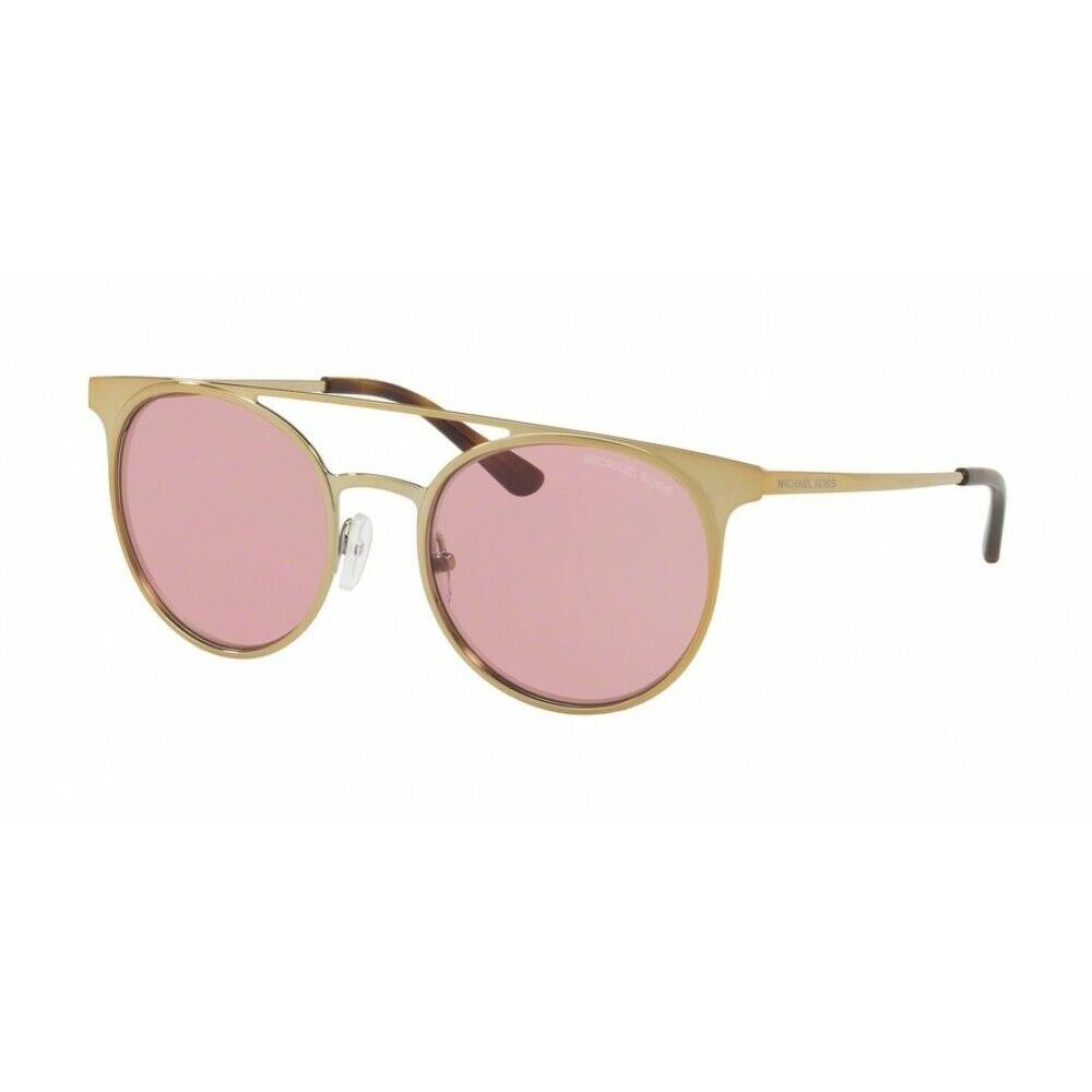 Michael Kors Sunglasses MK1030 Round 52mm 116884 Gold Pink