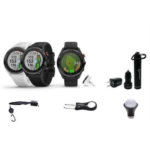 Garmin Approach S62 Premium Gps Golf Watch and Wearable4U Bundle