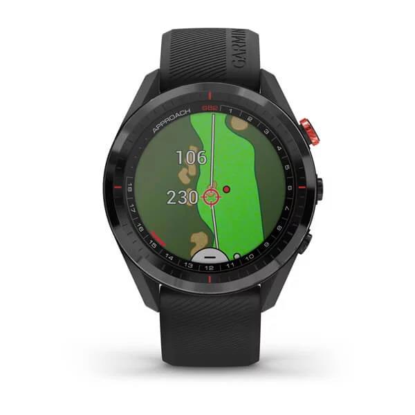 Garmin Approach S62 Golf Gps Watch - Black or White Black Band