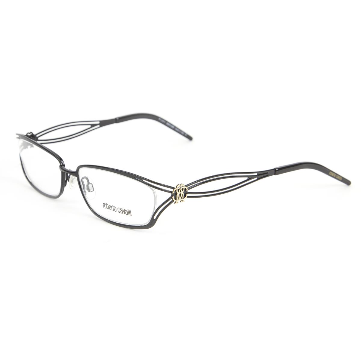 Roberto Cavalli Botton D`oro Eyeglass Frames 55mm Black