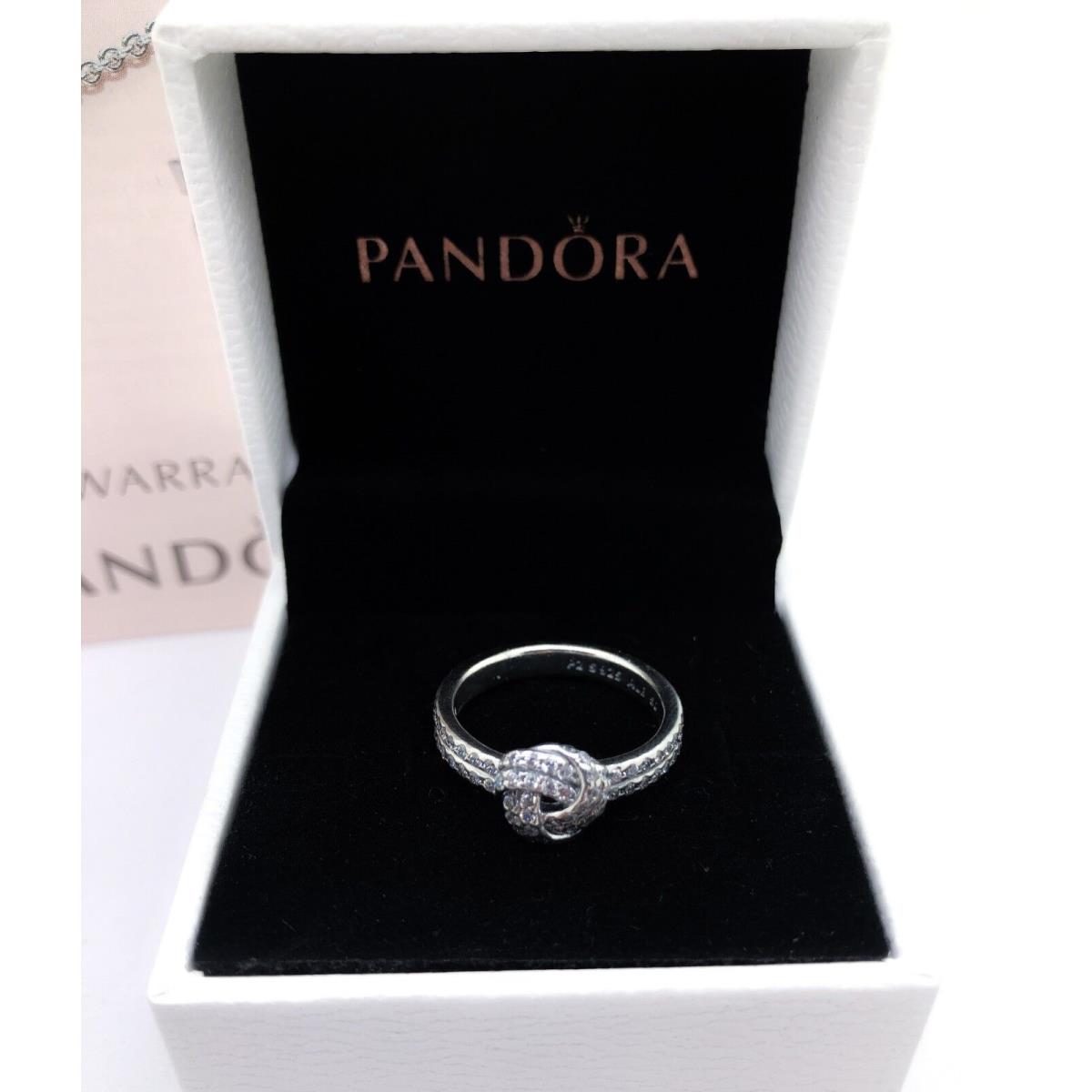 Pandora Sparkling Love Knot CZ Stones Stackable Ring 190997CZ - Pandora ...