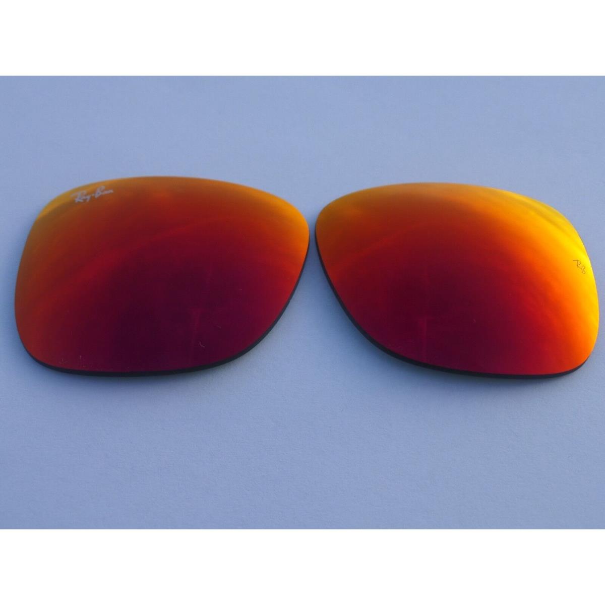 Ray-ban RB4165 Justin Replacement Lenses 54mm Flash Orange Mirror