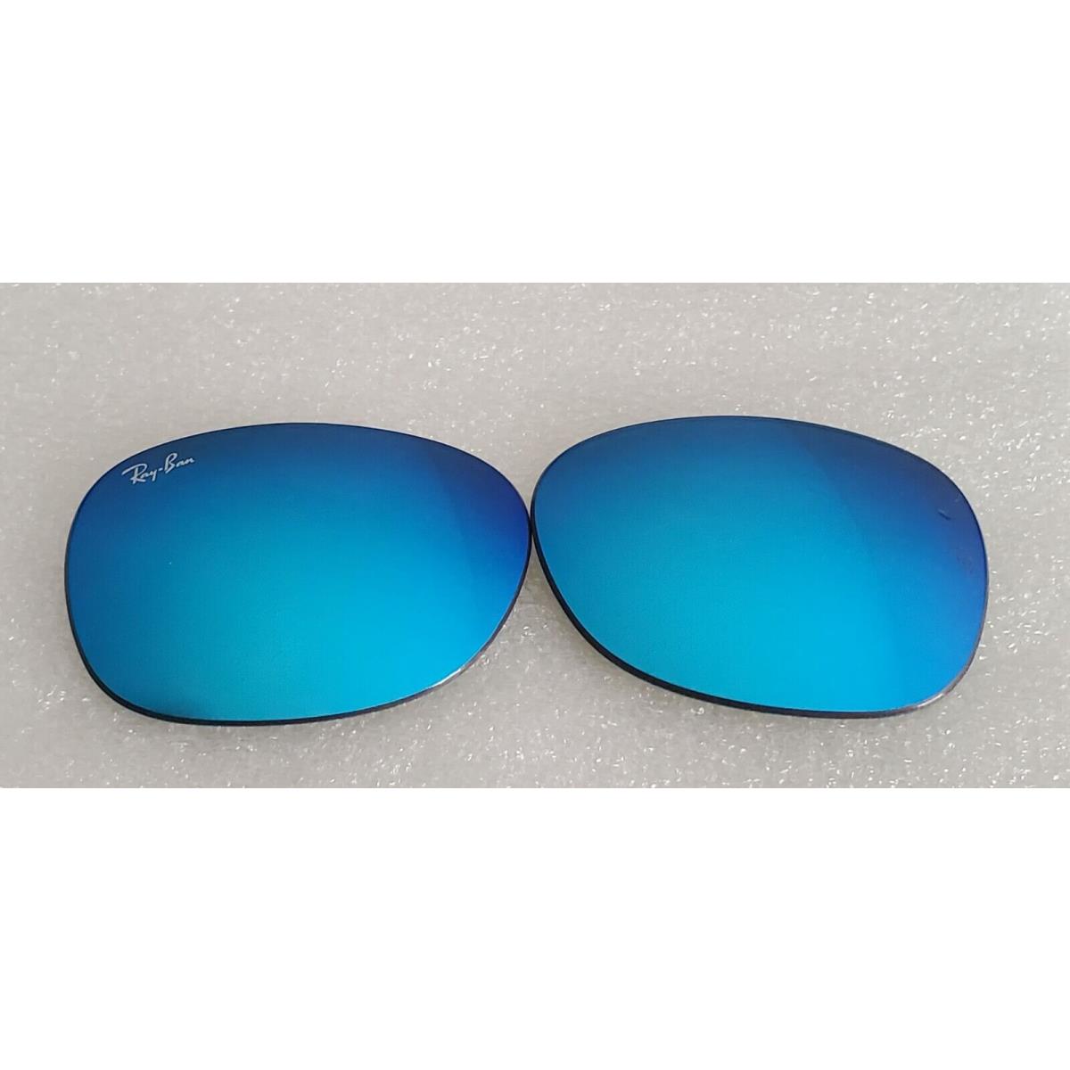 Ray-ban New Wayfarer RB2132 Wayfarer Replacement Lenses 52mm 55mm 58mm Flash Blue Mirror 52mm