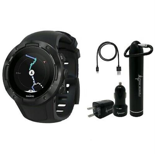 Suunto 5 Multisport Gps Watch G1 with Included Wearable4U Power Pack