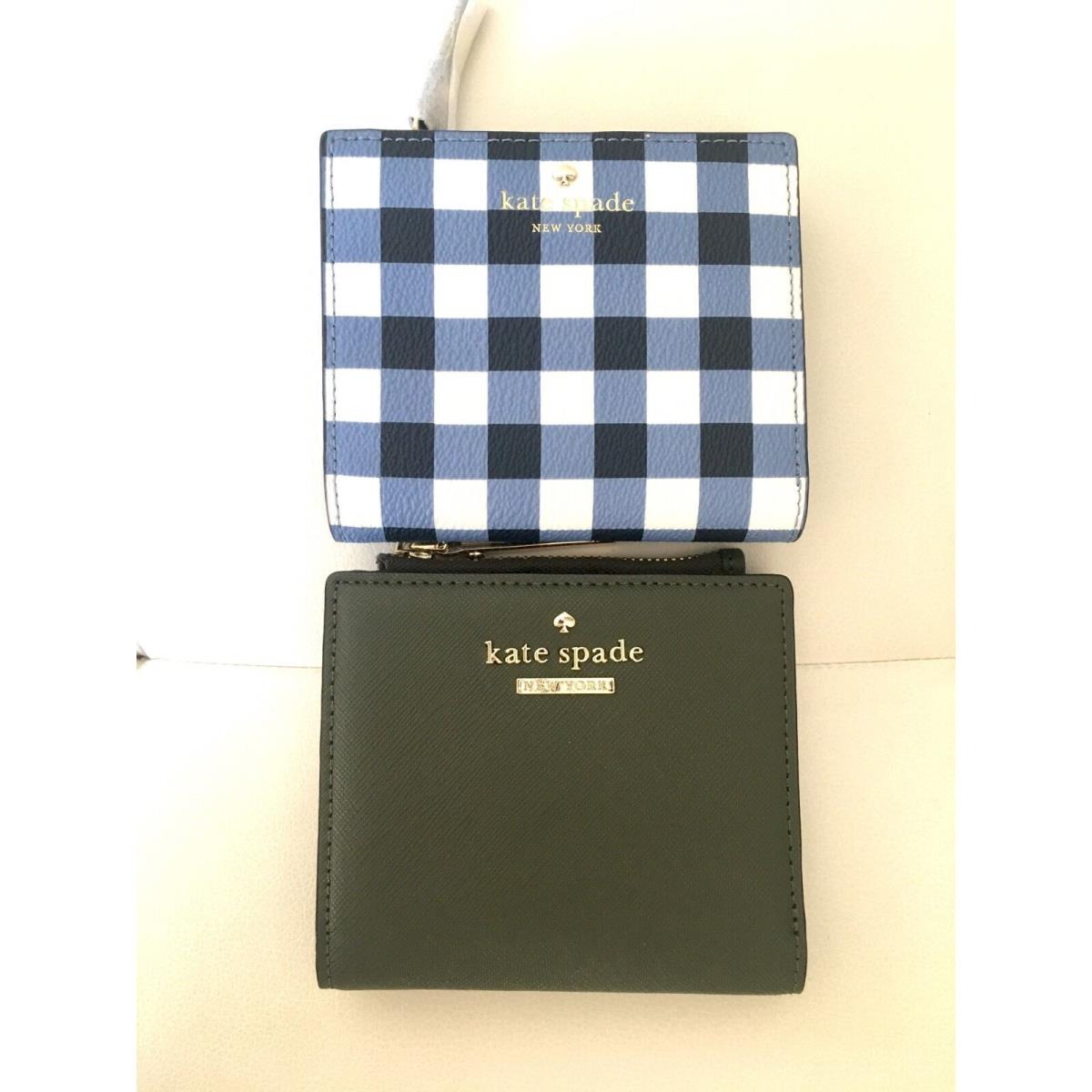 Kate Spade Adalyn Wallet Cameron Street Evergreen Hyde Lane Navy/white - Kate  Spade wallet - 072871388525 | Fash Brands