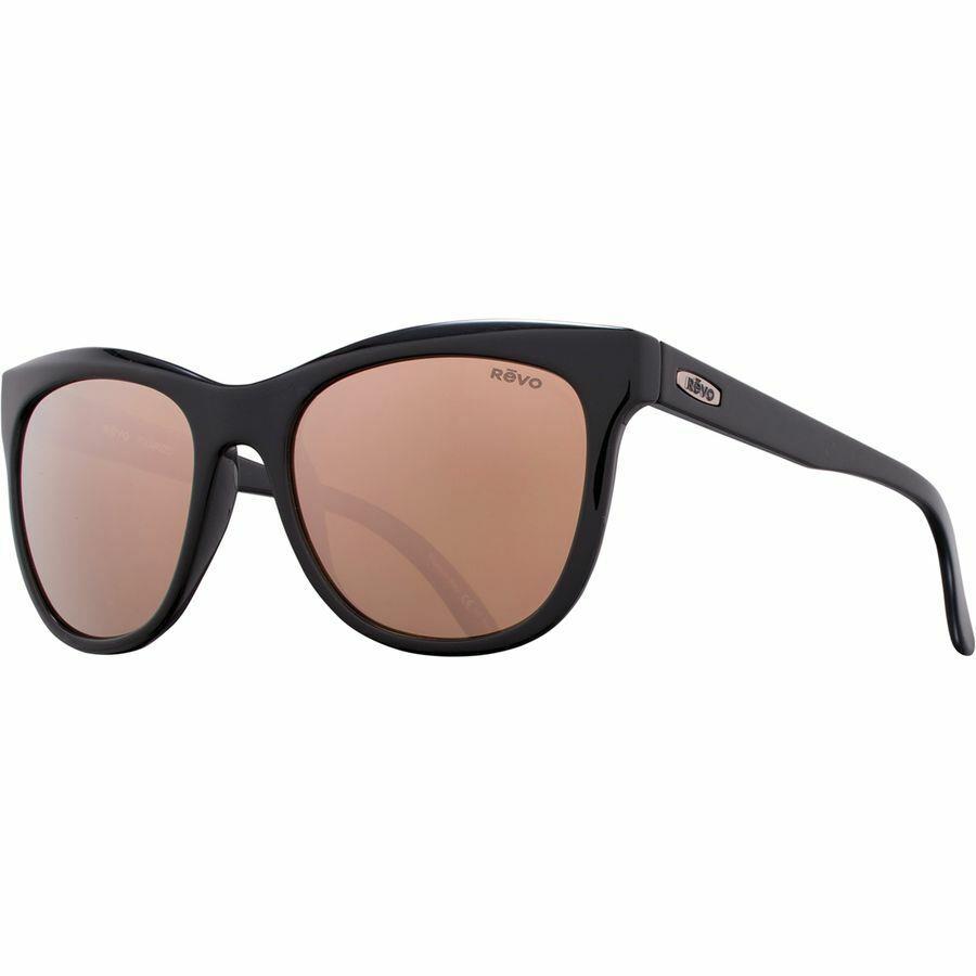 Revo Leigh Polarized Sunglasses - RE 1069 01/Black/Champagne