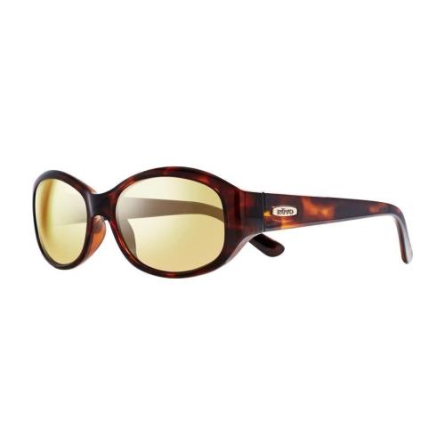 Revo Allana Polarized Women`s Sunglasses - RE 1064 02/Tortoise/Champagne