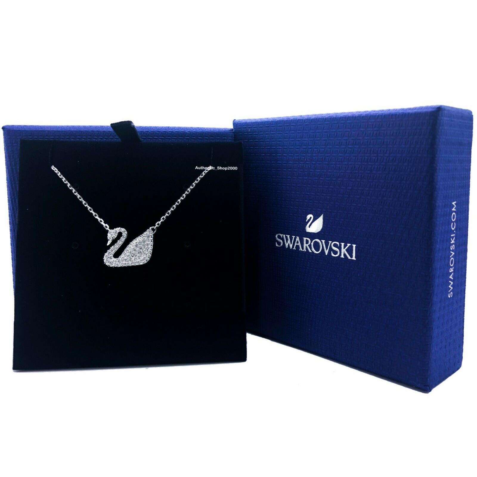 Swarovski Sparkle Crystal Iconic Swan Pendant Necklace 5007735
