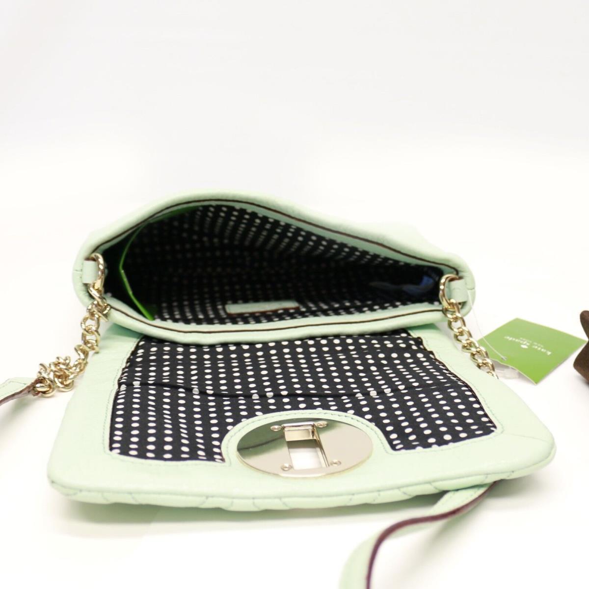 New Kate Spade Astor Court Naomi Quilted Crossbody Bag Fadedmint