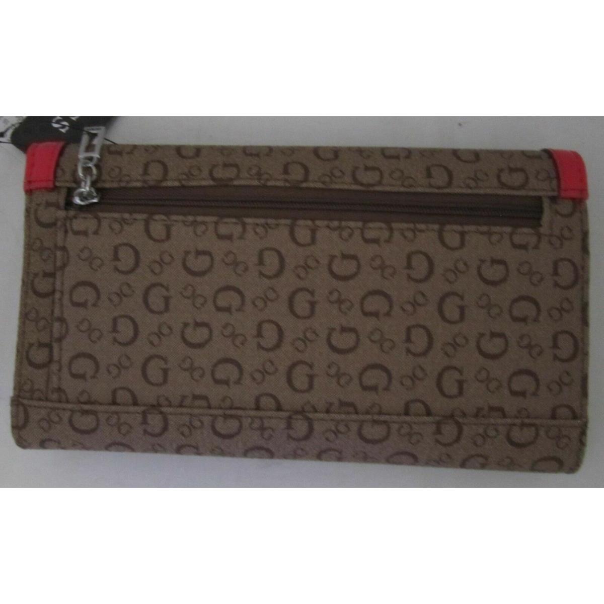 Guess Checkbook Wallet Women u Pick Slg Color and Style Proposal SLG - Coral