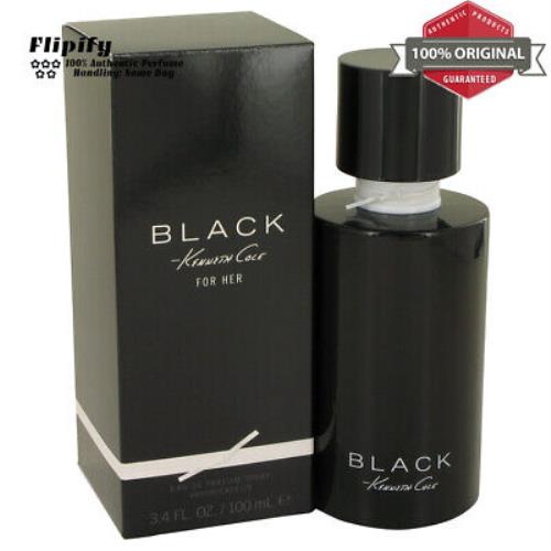 Kenneth Cole Black Perfume 3.4 oz Edp Spray For Women by Kenneth Cole