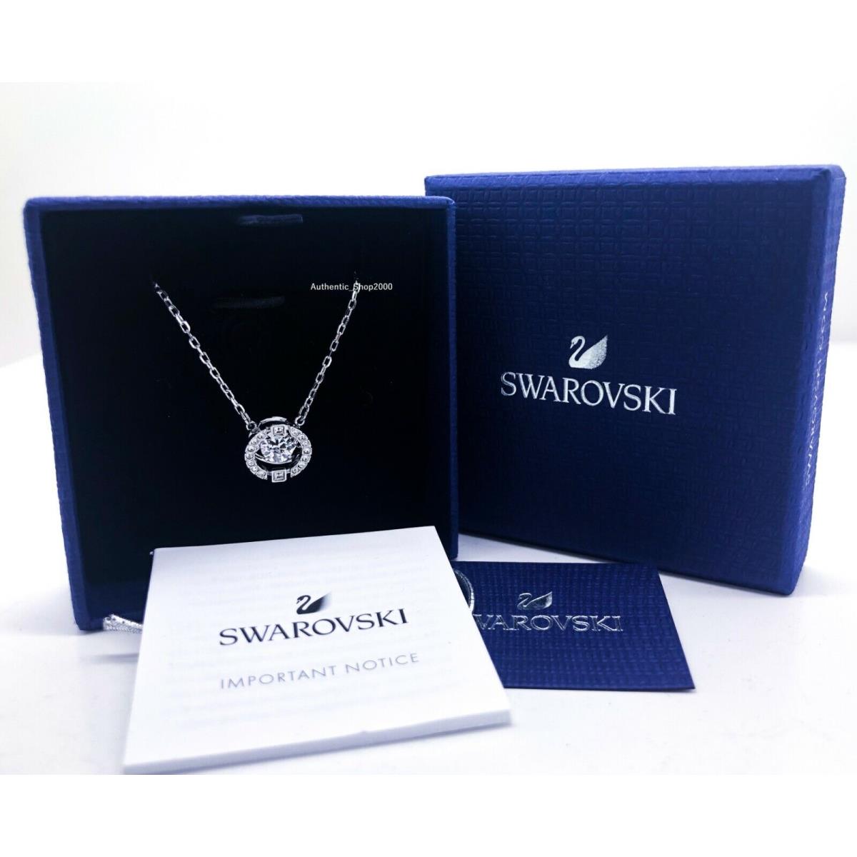 Swarovski Rose Gold Sparkling Dance Necklace 5279425 5279421 5272364 5286137 Rhodium + White