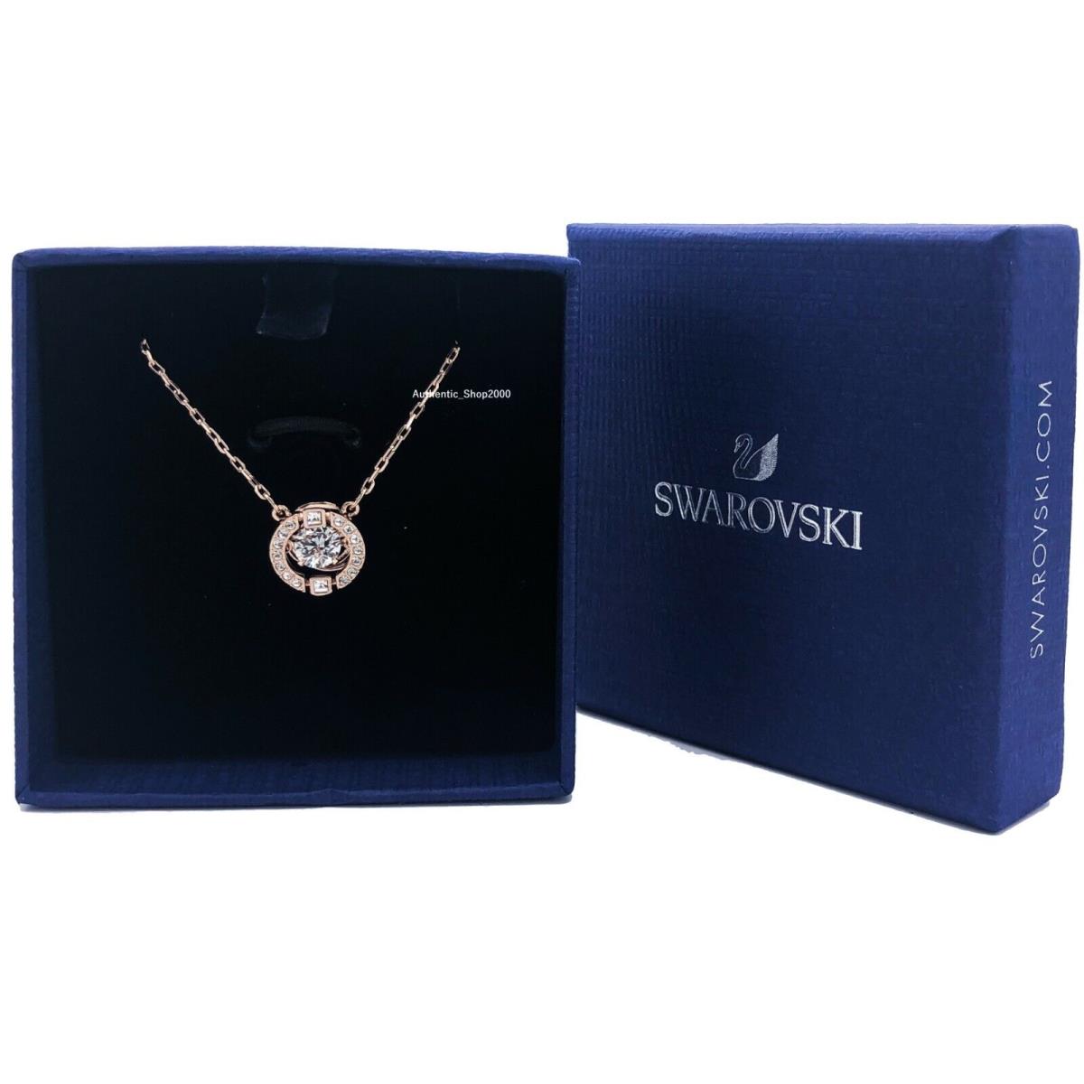 Swarovski Rose Gold Sparkling Dance Necklace 5279425 5279421 5272364 5272364 Rose Gold