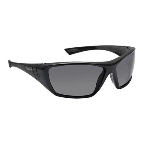 Bolle Hustler Safety Glasses Sunglasses Ansi Z87+ Work Eyewear Smoke Anti-Fog Lens