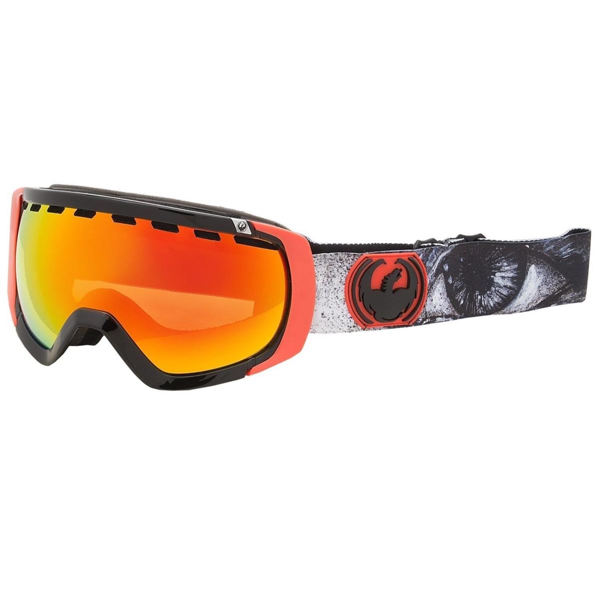 Dragon Rogue Goggles Winter Ski Snow Goggles Ionized Lens Monster Dap/Red Ionized