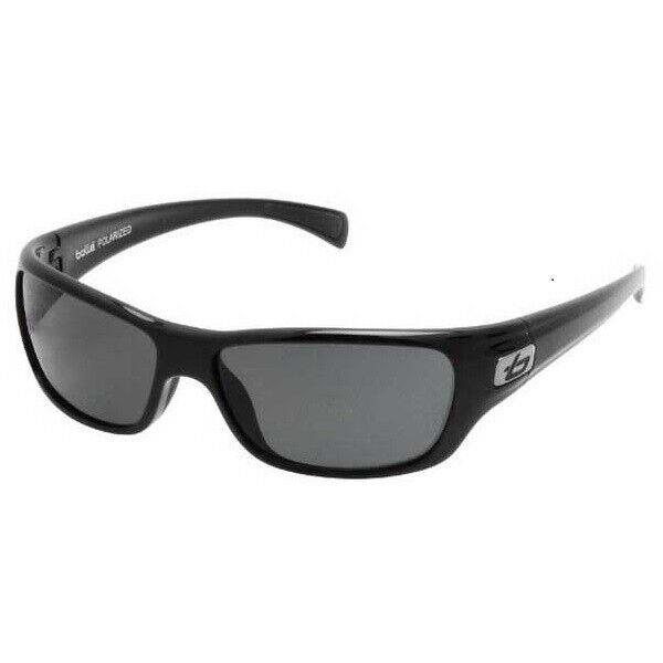 Bolle Men Unisex Sunglasses w/ Case Italy Gray Black Crown Kingsnake Viper Crown BO11275