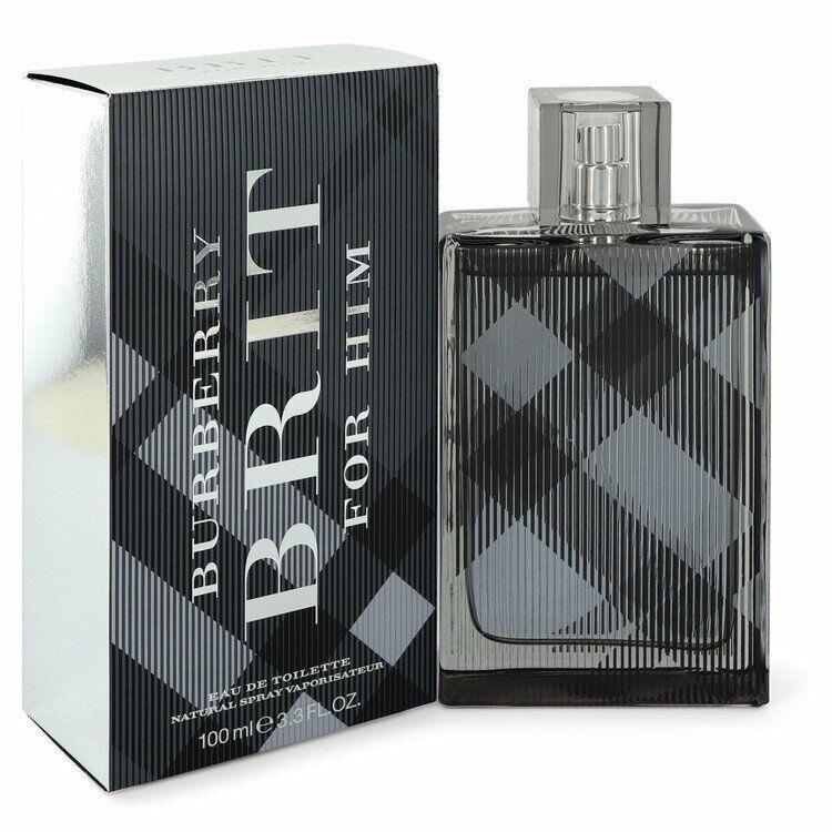 Burberry Brit Cologne Men Perfume Eau de Toilette Spray 0.14/1.7/3.4 oz Edt