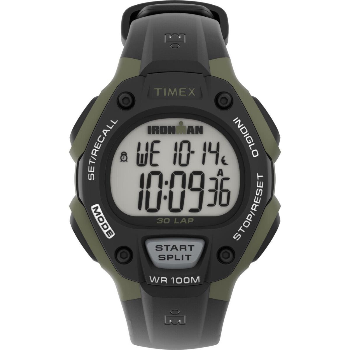 Timex Ironman 30-Lap Full-size Watch - 2024 Black/Green