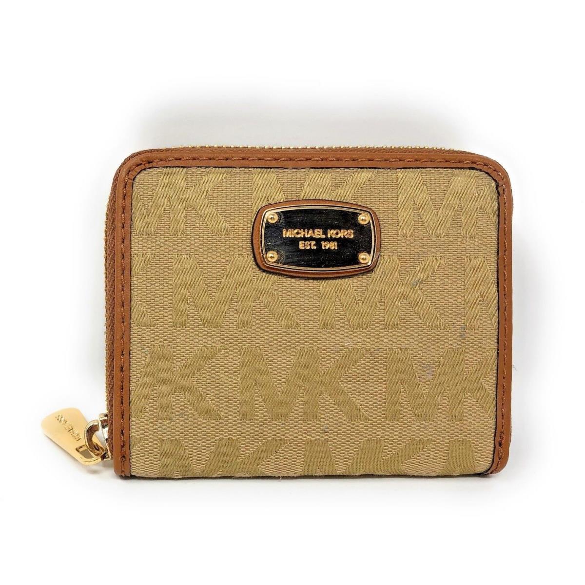 Michael Kors Bifold Zip Around Wallet with Coin Pocket