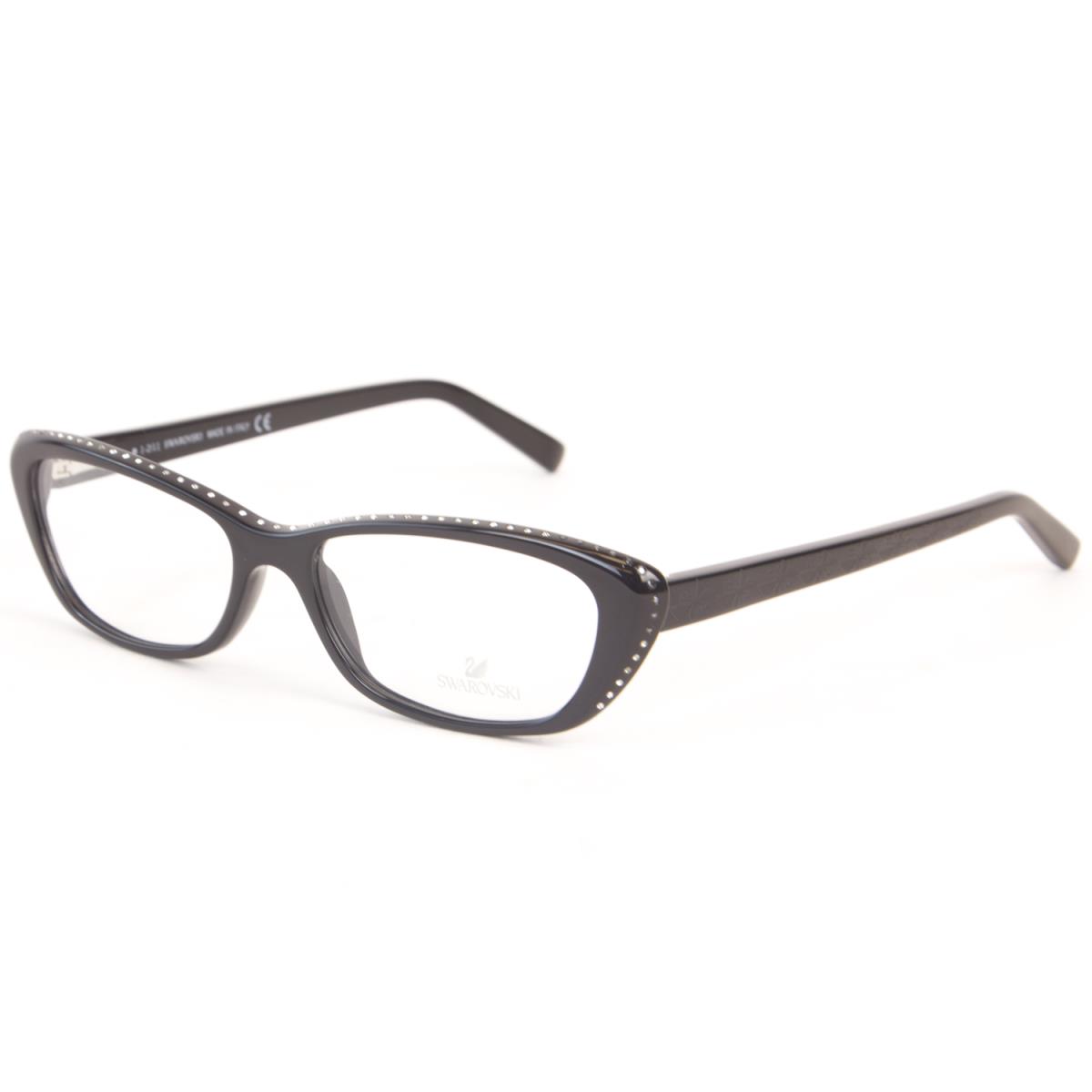 Swarovski Women`s Crystal Accent Semi-cateye Eyeglass Frames SW5013