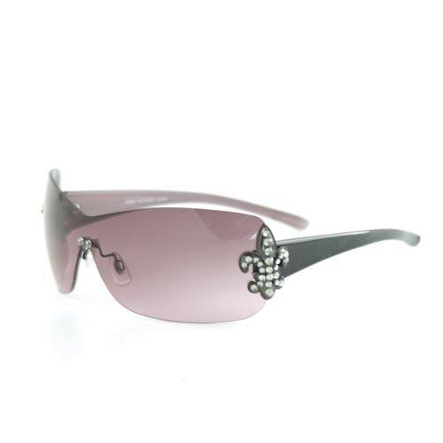 Made with Swarovski Crystal Fleur DE Lis Polycarbonate 100%UV Lenses Sunglasses