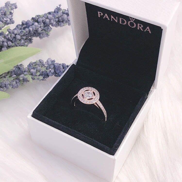 Pandora Rose Gold 925 Ale Vintage Allure CZ Ring 181006CZ 48