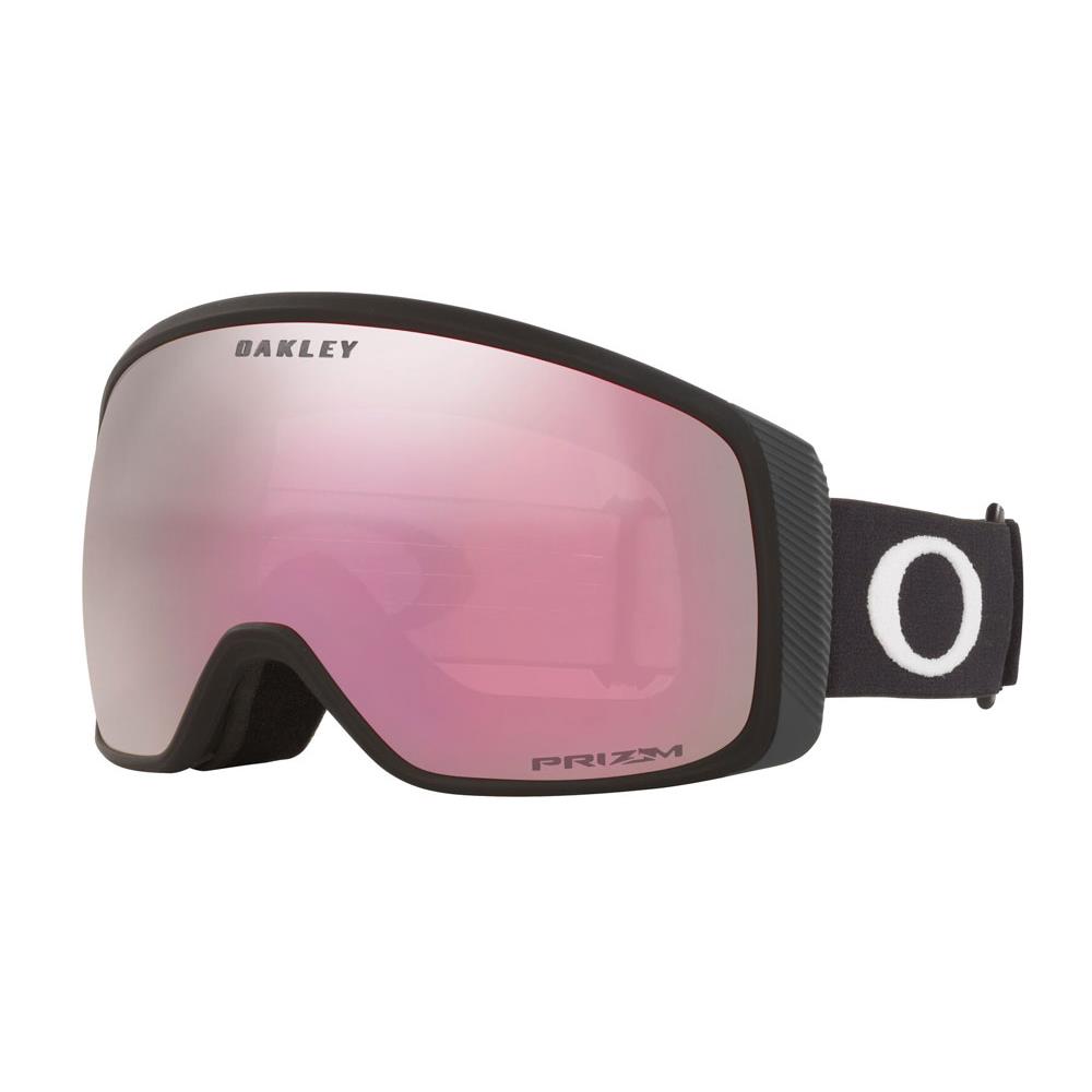Oakley Flight Tracker M Goggles -new- Spherical Prizm Lens - Oakley Mat Black / Hi Pink Prizm Low Light