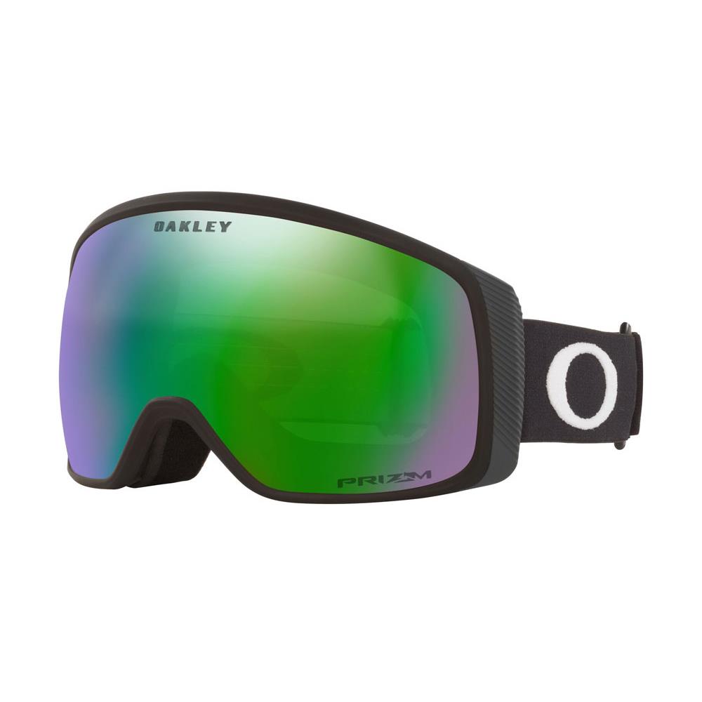 Oakley Flight Tracker M Goggles -new- Spherical Prizm Lens - Oakley Mat Black / Jade Prizm Sun-Clouds