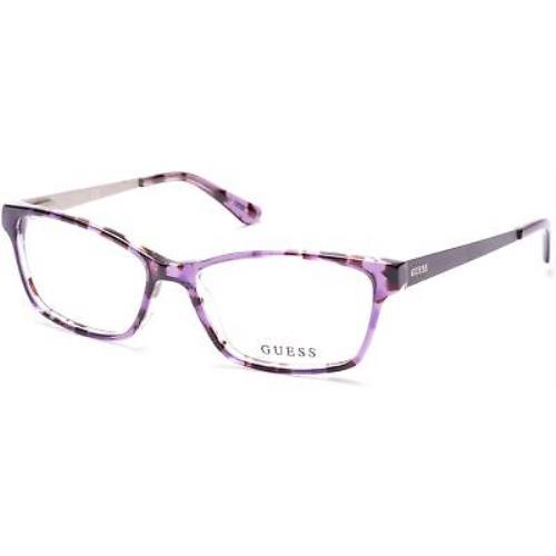 Guess GU 2538 GU2538 Violet Other 083 Eyeglasses