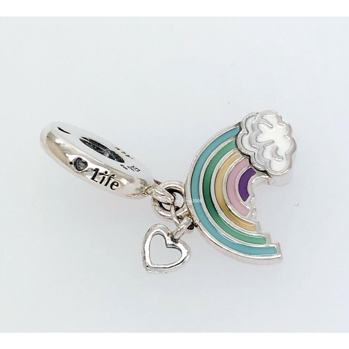 Pandora 925 Beautiful Rainbow Cloud Charm Pendant 797016ENMX