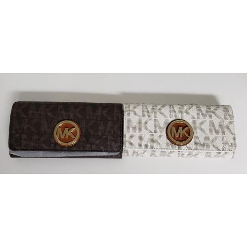 Michael Kors wallet  - Black , Brown , White
