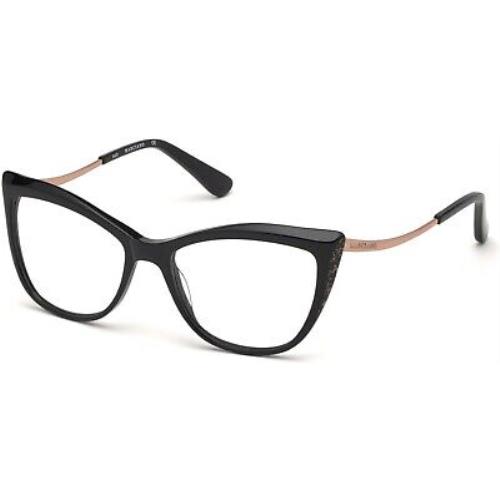 Guess GM 347 GM0347 Shiny Black 001 Eyeglasses