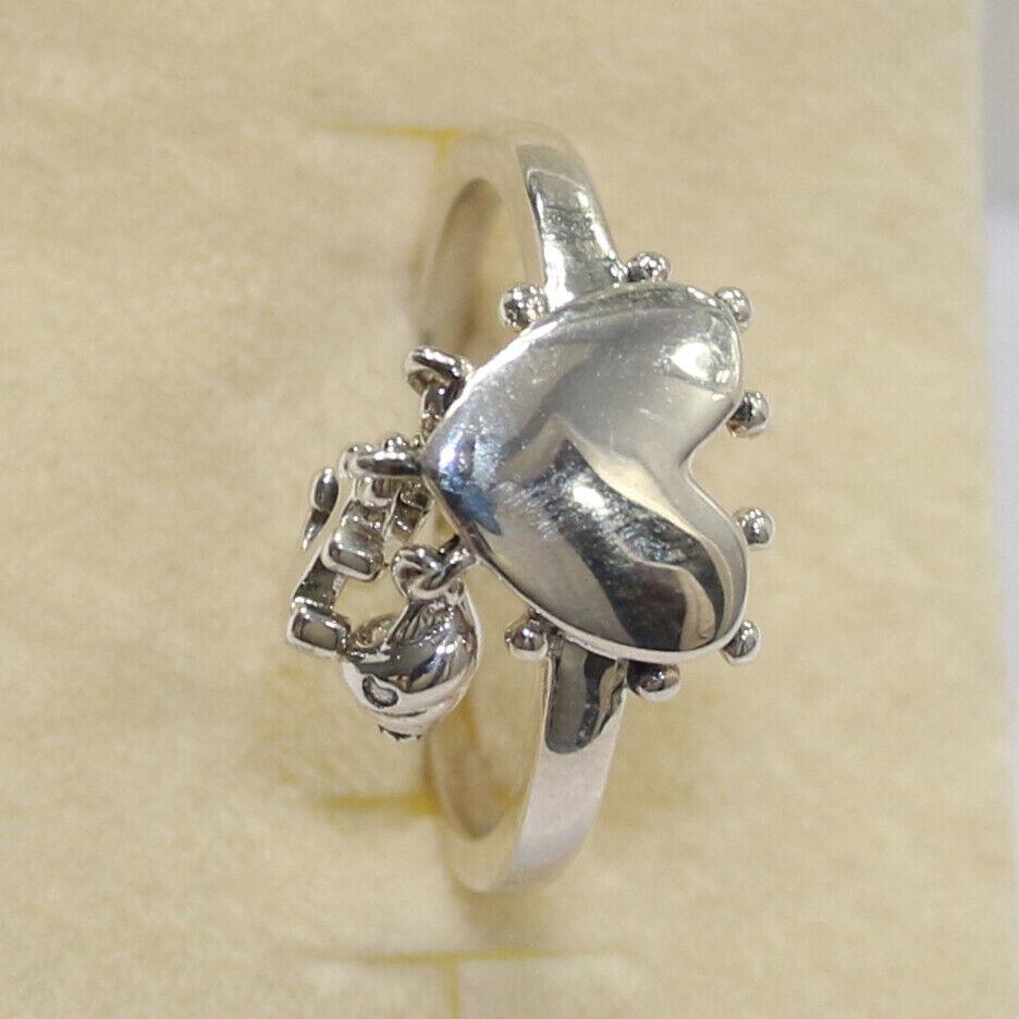 Pandora Spiritual Symbols Ring 197187 Multiple Size W Suede Pouch