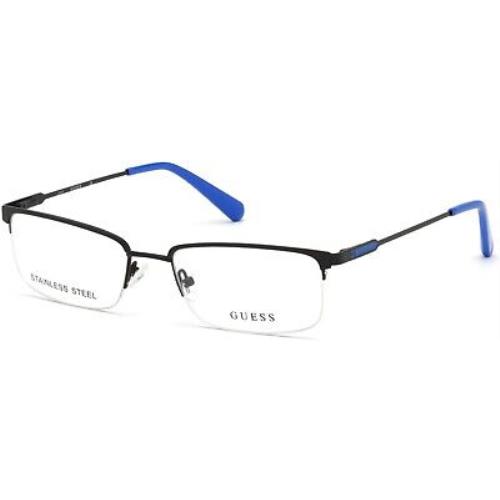 Guess GU 50005 GU50005 Matte Black 002 Eyeglasses