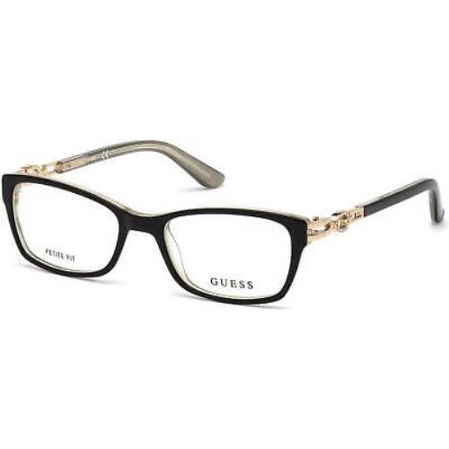 Guess GU 2677 GU2677 Shiny Black 001 Eyeglasses