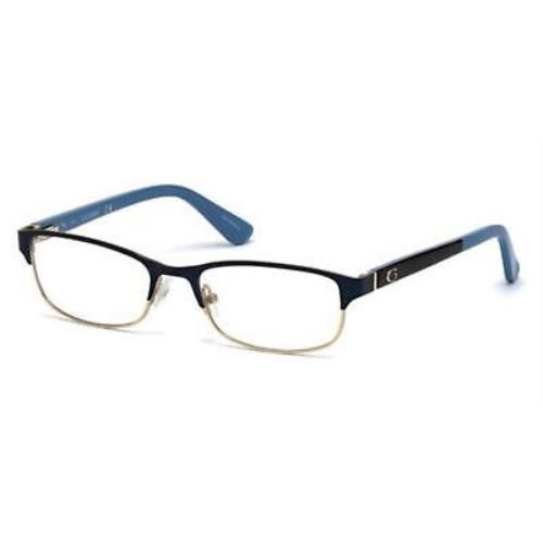Guess GU 2614 GU2614 Matte Blue 091 Eyeglasses