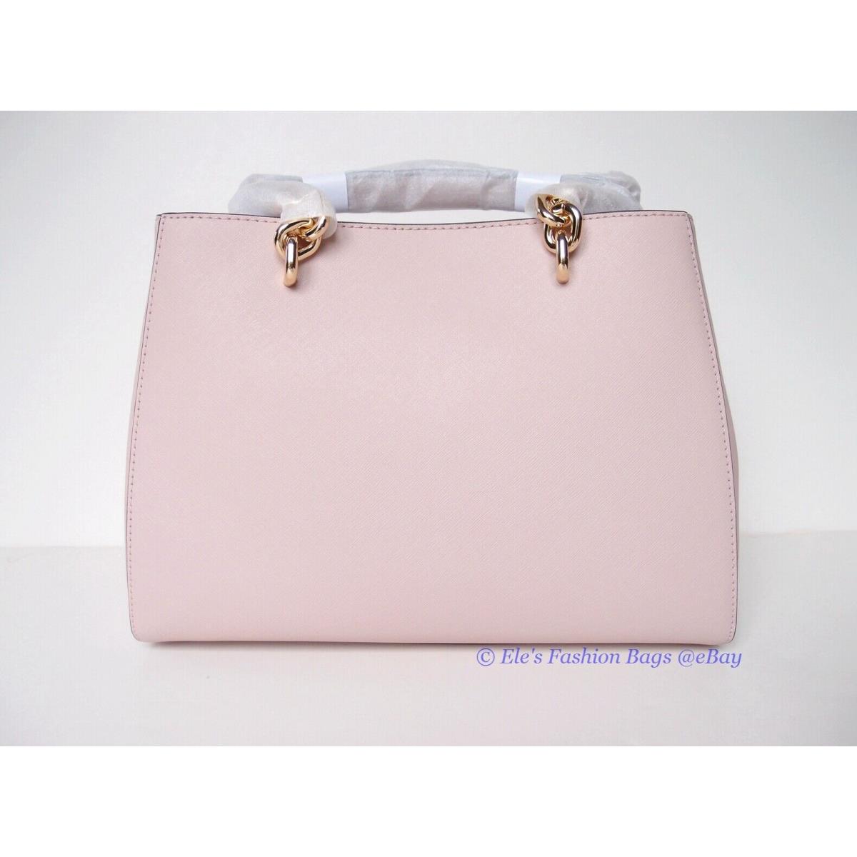 Michael Kors Crossbody bag Jet Set Travel Large EW Crossbody soft pink &  gold colored hardware | The Little Green Bag