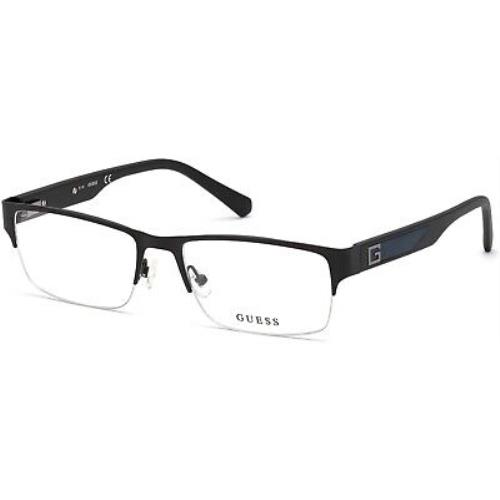 Guess GU 50017 GU50017 Matte Black 002 Eyeglasses