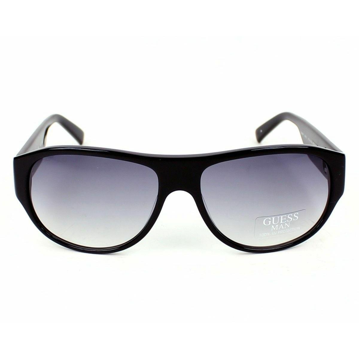 Guess Men Fashion Sunglasses Black Silver w/ Case GU6658 BLK-3