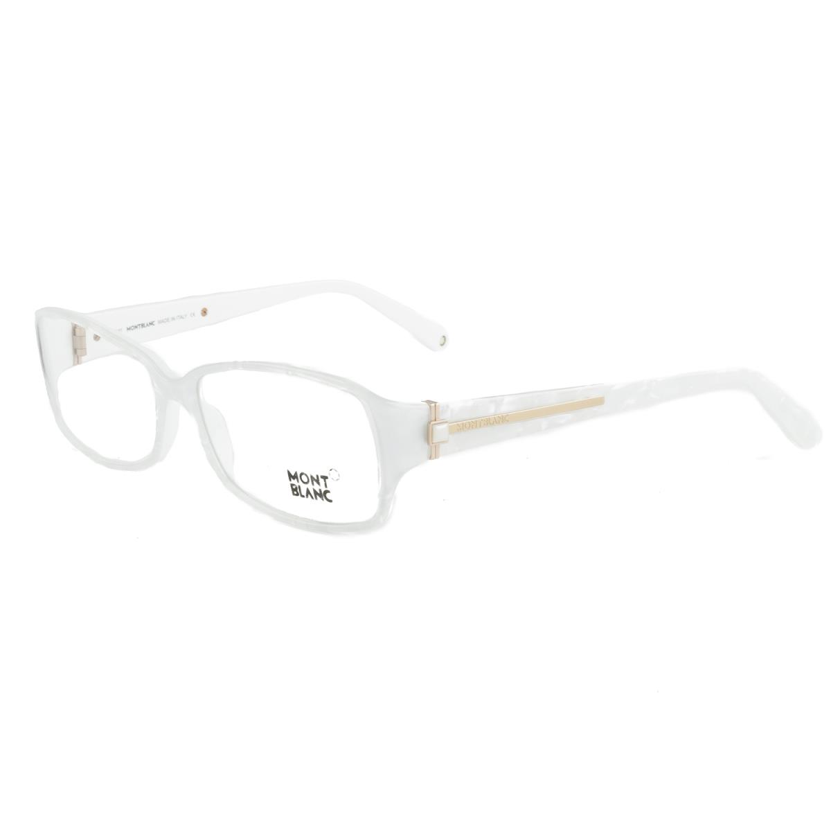Montblanc Rectangular Eyeglass Frames 56mm MB380 021 - White