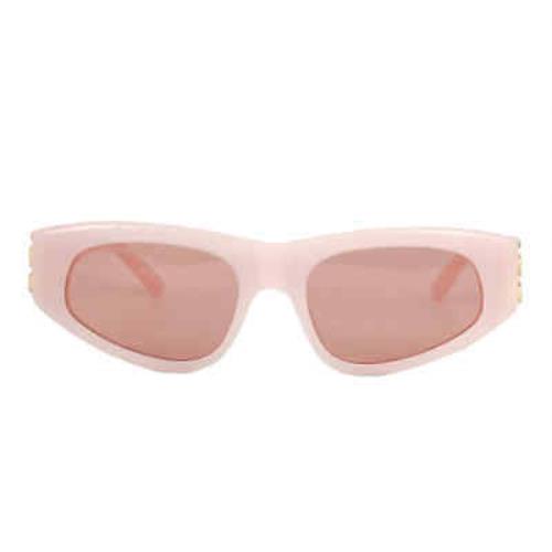 Balenciaga Red Cat Eye Ladies Sunglasses BB0095S 003 53 BB0095S 003 53