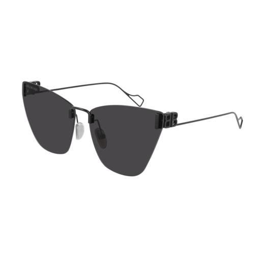 Balenciaga BB 0111S 001 Black/black Cat Eye Women`s Sunglasses