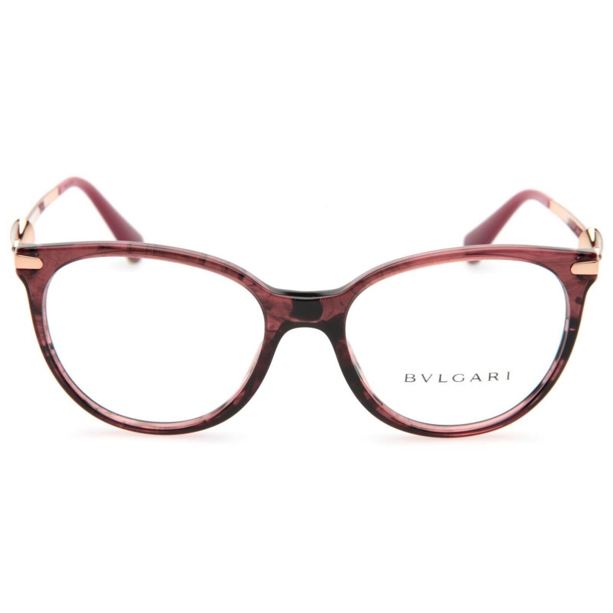 Bvlgari 4143-B 5397 Red Eyeglasses Glasses 53-17-135 B44mm Italy