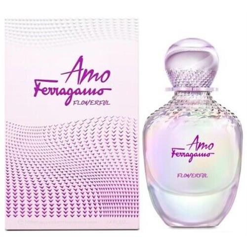 Amo Flowerful Salvatore Ferragamo 3.4 oz / 100 ml Edt Women Perfume