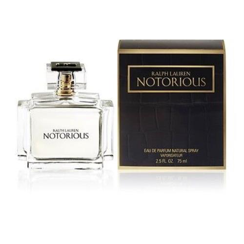 Notorious by Ralph Lauren 2.5 oz 75ml Women`s Eau De Parfum Spray