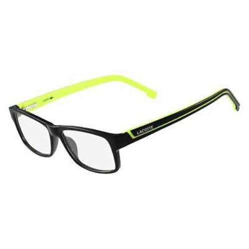Lacoste L 2707 L2707 Black Lime 003 Eyeglasses